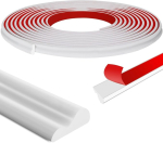 Kleeplint seinakaunistuseks, 6,1m x 23mm, valge, peegliraam