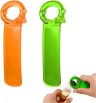 2 tk purgiavajate komplekt, keeratavate kaante avajad, lihtsad &otilde;llepudeliavajad, manuaalsed kaaneavajad keeratavatele purkidele, eakatele, lastele, naistele, n&otilde;rkadele k&auml;tele (oranž, roheline)