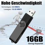 USB pulk Usb m&auml;lupulk 16 gb, 10 tk pakis, usb 2.0 transmemory m&auml;lupulk (must)