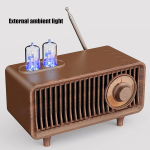 Menduner Bluetooth k&otilde;lar raadioga, retro vintage raadio, stereo m&auml;lukaart, U ketas, Aux, vintage raadiok&otilde;lar Led-valgustusega Pc-le ja s&uuml;learvutile (puidu v&auml;rvi)