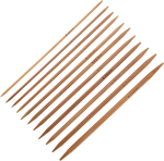 13 cm pikkus 55 tk bambusest kudumisvardad komplekt, kahe otsaga, k&auml;sit&ouml;&ouml; kudumisvardad, 11 suurust 2,0 mm - 5,0 mm sokkide, kinnaste, m&uuml;tside ja sallide jaoks