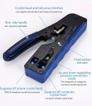 Rj45 pressimist&ouml;&ouml;riistade komplekt pressimistangid rj45 pressimist&ouml;&ouml;riistale koos v&otilde;rgutesteriga, 50 x pistikud, juhtme eemaldaja 8p rj45 cat6 cat5 cat7 v&otilde;rgut&ouml;&ouml;riistade komplektile