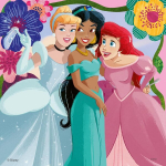 Ravensburger 3 x 49 puzzle Disney printsessid