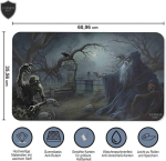 Guardmat - Necromantic Rite (&otilde;mmeldud servadega) - m&auml;ngumatt Magic - m&auml;ngumatid Magic The Gathering - m&auml;ngumatt, mis &uuml;hildub Mtg, Yugioh, The Lord of the Rings, Pokemon, Tcg, kaardim&auml;ngu matiga