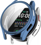 Ftrongrt &uuml;mbris, &uuml;hildub Samsung Galaxy Watch 7 44 mm-ga, kriimustuskindel, galvaniseeritud, k&otilde;ikeh&otilde;lmav tpu-st valmistatud kella kaitse&uuml;mbris, &uuml;hildub Samsung Galaxy Watch 7 44 mm-ga. sinine