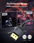 8k Displayport kaabel 1.4 Maxonar 3m/10ft Dp1.4 kaabel Displayport kuni Displayport Hbr3 8k @ 60 Hz 4k @ 60 Hz / 144 Hz/ 120 Hz 5k @ 60 Hz 2k @ 165 Hz / 240 Hz Display Port m&auml;ngumonitori graafikakaardile Vesa sertifitseeritud
