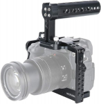 Niceyrig gh5s gh5 kaamera puuri komplekt koos kaamera juustu &uuml;lemise k&auml;epideme, k&uuml;lma kinga kinnituse, nato relsiga dslr panasonic lumix gh5/gh5s jaoks