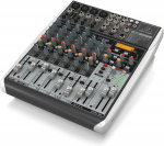 Behringer Xenyx Qx1204usb Premium 2/2 kanaliga mikser 12 sisendiga, Xenyx mikrofoniv&otilde;imendite ja kompressoritega, Klark Teknik Multi-fx protsessoriga, juhtmevaba v&otilde;imaluse ja Usb/heli liidesega