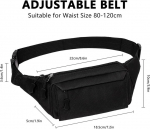 V&ouml;&ouml; kott meestele ja naistele, v&ouml;&ouml;kott, v&ouml;&ouml;kott, veekindel v&auml;limobiiltelefoni &uuml;mbris mitme taskuga treenimiseks, reisimiseks, s&ouml;rkimiseks, matkamiseks, jalgrattas&otilde;iduks, must, must, v&ouml;&ouml;kott