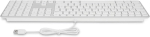 Lmp itaalia usb klaviatuur (qwerty) suurte t&auml;htede ja numbristikuga - alumiiniumist kate ja 2 usb-a porti - mac-iga &uuml;hilduv (h&otilde;bedane)