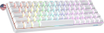 Geeky Gk65 65% | Kuumvahetatav mehaaniline m&auml;nguriklaviatuur | 68 klahviga mitmev&auml;rviline Rgb Led taustavalgustus Pc/mac m&auml;nguritele | Ansi Us American paigutus (valge, mehaaniline sinine)