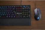 The G-lab Keyz Carbon-e Rgb mehaaniline m&auml;nguriklaviatuur (blue Switch) (must)