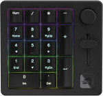 Glorious Gaming Gmmk Macro Numpad &ndash; kaabliga v&otilde;i bluetooth, alumiinium, kohandatav, programmeeritav regulaator ja nupp, klahvide rgb-valgustus, lineaarsed l&uuml;litid, 18x doubleshot abs-klahvikatted &ndash; tahvel