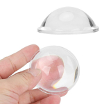 Optiline seade L&auml;bim&otilde;&otilde;duga 60 mm kumer klaasist l&auml;&auml;ts p&auml;ikeseloojangu lambile, luup, optika kumerl&auml;&auml;ts led optika l&auml;&auml;ts, sf&auml;&auml;riline, optiliselt t&ouml;&ouml;deldud klaasist l&auml;&auml;ts f&uuml;&uuml;sika tundideks