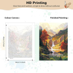 Meiyuda maalimine numbrite j&auml;rgi t&auml;iskasvanutele raamiga m&auml;ed juga, diy komplekt k&auml;sitsi maalitud &otilde;limaaliks algajatele ja t&auml;iskasvanutele 3 pintsli ja akr&uuml;&uuml;lv&auml;rviga, kingitused ja kodukaunistus 30 x 40 cm