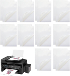 20 A4 suuruses kleepsupaberi pakki printimiseks, prinditav kleepkile, kleepsupaber printimiseks, isekleepuv vin&uuml;&uuml;lkleepsukile, l&auml;bipaistev, prinditav laserprinteritega, tindiprinteritega