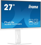 Monitor Iiyama Prolite Xub2797hsn-w2 68.5 cm 27 tolline Ips Led monitor Full Hd 100hz Hdmi Dp-in/out Daisychain Usb 3.2 Usb-c dokk 65w Lan Slim-line k&otilde;rguse reguleerimine Pivot Adaptivesync valge