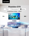 Ultimea 7.1ch soundbar, virtuaalne ruumilise heli s&uuml;steem telerile, &auml;pi juhtimine, 4 juhtmega ruumilist heli tekitavat k&otilde;larit, soundbar nutitelerile juhtmevaba bassik&otilde;lariga, kodukino helis&uuml;steem, poseidon d70