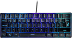 Surefire Kingpin X1 60% m&auml;nguriklaviatuur (saksa), m&auml;ngude multimeediaklaviatuur, v&auml;ike ja mobiilne, Rgb klaviatuur valgustusega, 25 anti-ghosting klahvi, saksa paigutus Qwertz