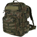 Matkakott Grizzly 65L, Texar, veekindel, avatava seljaosaga, millel on magamismati (karimati) funktsioon, avaustega joogis&uuml;steemi (camelback) jaoks, PL Camo / Wz.93 kamuflaaž