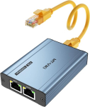 Mt-viki lan splitter poe 3 porti 1000mbps poe gigabit dual rj45 splitter cat5e/6/7/8 kaablile poe ip-kaamera, poe l&uuml;liti ja muu jaoks (toiteplokki pole)