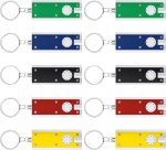 Tulov 10 Led taskulambi komplekt, v&otilde;tmehoidjad, Led taskulambi komplekt lastele, patareitoitega mini taskulamp, laste taskulamp s&uuml;nnip&auml;evadeks, telkimiseks, &otilde;ues, matkamiseks