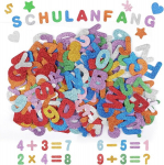 230 vahukummist t&auml;hega isekleepuvad, s&auml;delevad t&auml;hed koolikoonuse jaoks, vahust t&auml;hekleebised, numbrite kleebised, t&auml;hestiku t&auml;he s&uuml;damekaunistus koolilapsele esimeseks koolip&auml;evaks