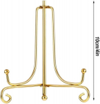 Raudne displeialus, 4 tk taldrikuhoidja molbert, metallist taldrikualus fotodele, raamatutele, plaatidele ja k&auml;sit&ouml;&ouml;le