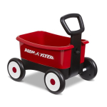 Radio Flyer l&uuml;kkamis- ja t&otilde;mbek&auml;ru punane 2-in-1 m&auml;nguk&auml;ru v&auml;ikelastele vanuses 1&ndash;4 aastat