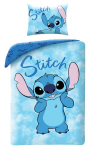 Puuvillane voodipesu 160x200 Lilo ja Stitch Hit Youth sinine