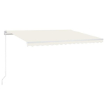 k&auml;sitsi sisset&otilde;mmatav varikatus, 400 x 350 cm kreemjas CFE7193557