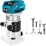 Akuga servafrees, &uuml;hildub Makita 18 V akuga, freespingi servafrees, 30 000 p/min harjadeta trimmer puidut&ouml;&ouml;ks, juhtmeta puidul&otilde;ikur