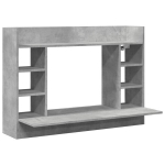 seinale kinnitatav kirjutuslaud，arvutilaud, hall, 105x48x75 cm, tehispuit CFE6666573