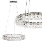 Rippvalgusti led ms004-cp Toolight 40x40x6cm