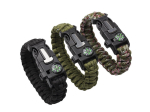 Paracord elluj&auml;&auml;misk&auml;ev&otilde;ru 5in1 tuletegija kompass vile br-003