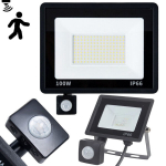 Halogeen-LED-prožektor 100W 6000K, h&auml;marusest koiduni anduriga, IP66