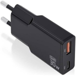 S&uuml;learvuti laadija USB laadija - AISENS - AISENS GAN Ultra laadija - 30W - USB-C PD3.0 - USB-A QC3.0