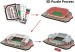 Jempet 3d v&auml;ike jalgpallistaadioni pusle m&auml;nguasja mudeli ehituskomplektid lastele (signal Iduna Park)