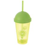 plastiktass k&otilde;rrega, 450 ml, roheline