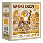 Puidust puslel, Elegantne hobune, woodencity, NB 0702-L