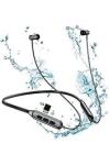 Soppy Bluetooth 5.0 spordik&otilde;rvaklapid k&otilde;rvasisesed, magnetilised &uuml;likerged spordik&otilde;rvaklapid toetavad tf-kaarti, juhtmevabad kaelapaelaga k&otilde;rvaklapid mikrofoniga/ipx5/25 tundi m&auml;nguaega, mustad