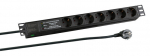 EFB ELEKTRONIK EFB Elektronik EK631DE.3 toitepikendus 2 m 7 vahelduvvoolu pistikupesa(d) Indoor Black