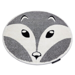Laste vaip JOY Ring Fox lastele - Struktuuriline, kahel tasemel fliis hall / koor