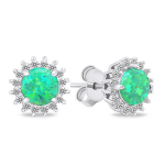 Brilio Silver Ilus opaalist ehtekomplekt SET231WG (k&otilde;rvar&otilde;ngad, ripats)