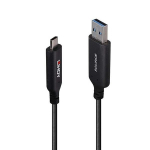 USB-kaabel - LINDY - T&uuml;&uuml;p A kuni T&uuml;&uuml;p C - 10m - 5Gbps - H&uuml;briid