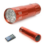 Mini taskulamp 9 LED-iga taskulamp 15-9 LED-iga v&otilde;tmehoidja
