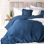 Dekoratiivne voodikate, Markizeta, 220x200 cm, sinine