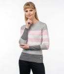 Maglia naiste kampsun Dana 822335 01, hall/roosa, 2XL