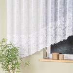 Markizeta kardin Kinga, 600x160 cm, valge