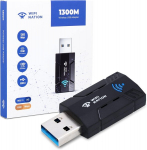 WiFi-USB adapter, 1300Mbps, 2.4GHz, 5GHz, WiFi Nation